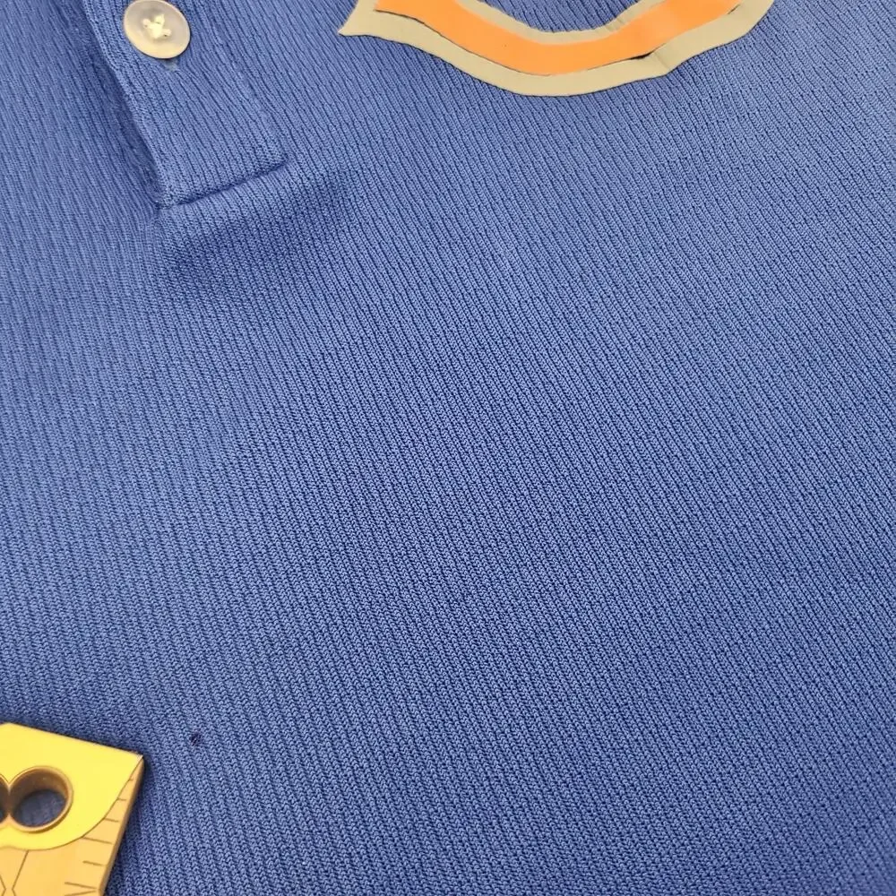 Nike Chicago Cubs Polo‎ Shirt Mens Large 2XL Blue Authentic